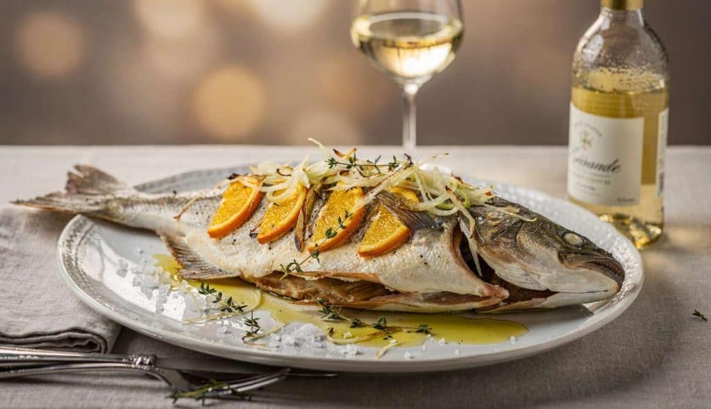 Turbo en Écailles de Fenouil et Orange : recette Gourmande