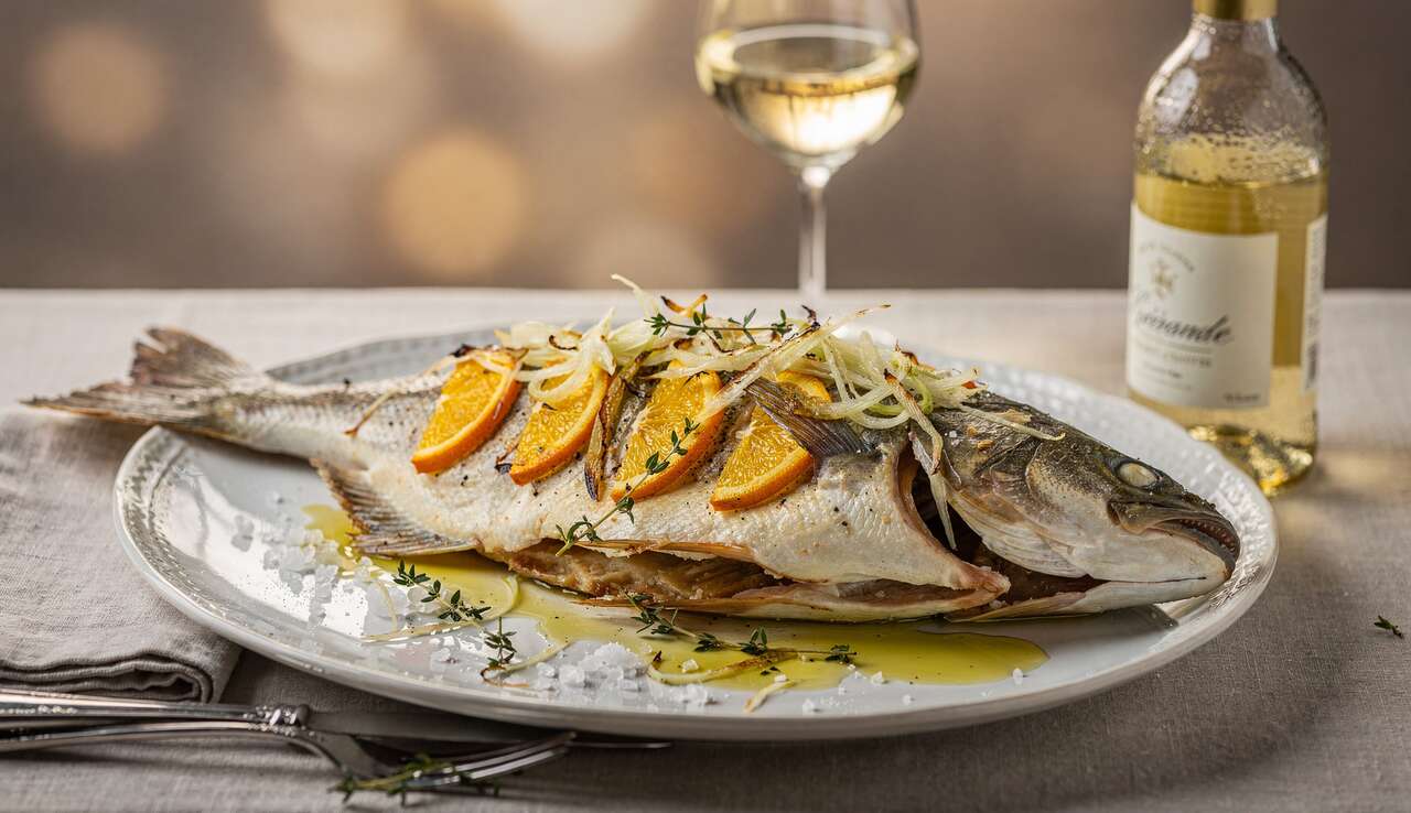 Turbo en Écailles de Fenouil et Orange : recette Gourmande