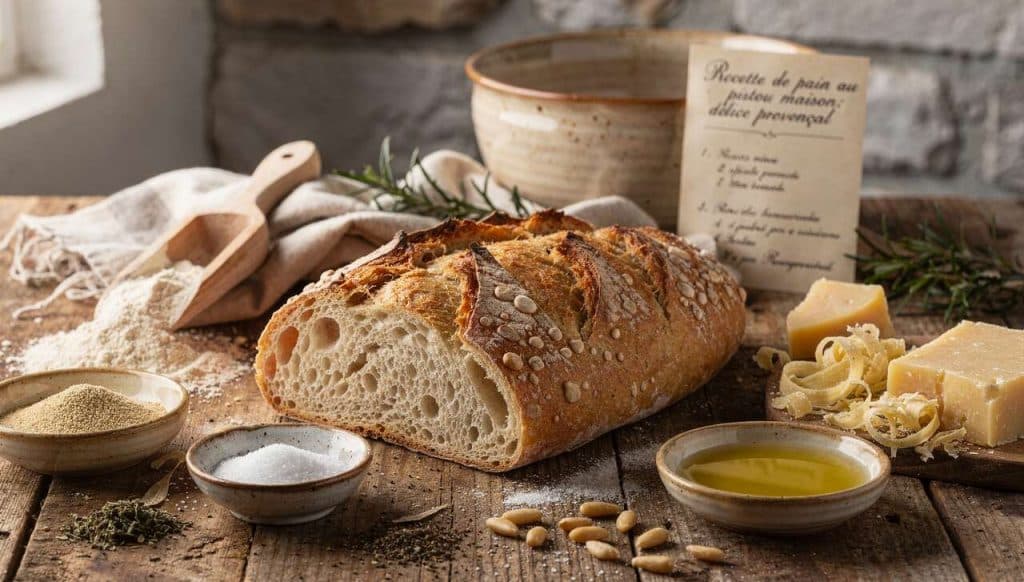Recette de pain au pistou maison : délice provençal