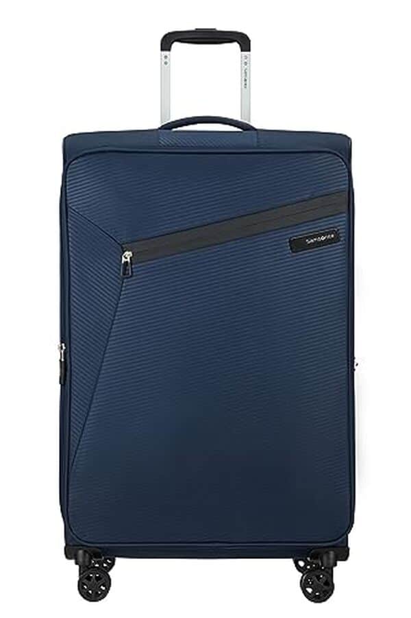 Découvrez notre test approfondi de la valise Samsonite Litebeam Spinner L bleu de minuit : légèreté, durabilité et élégance au rendez-vous  !