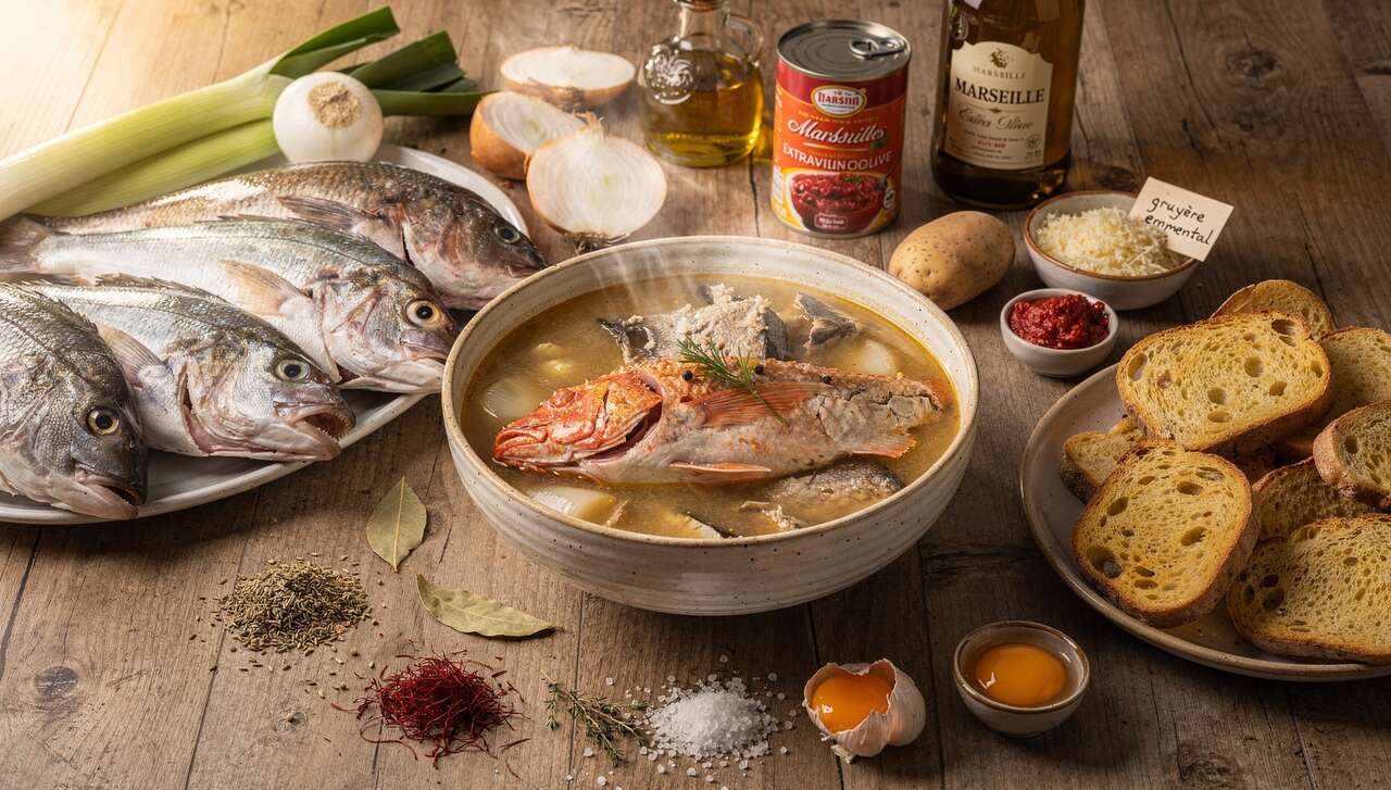 Soupe de poissons marseillaise : recette authentique et savoureuse
