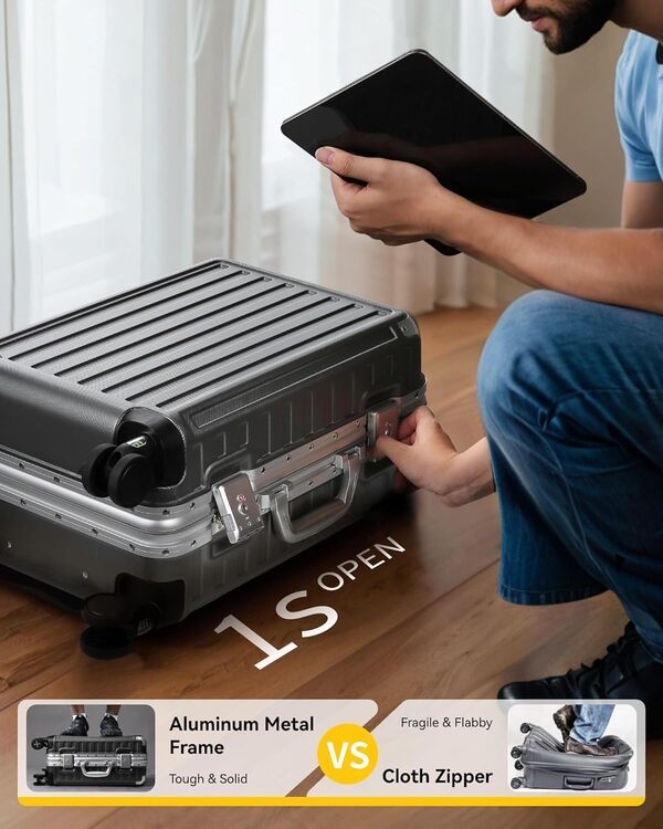 Découvrez notre test complet de la valise Luggex aluminium 56 cm : design élégant, résistance optimale et astuces pour un voyage sans encombre.