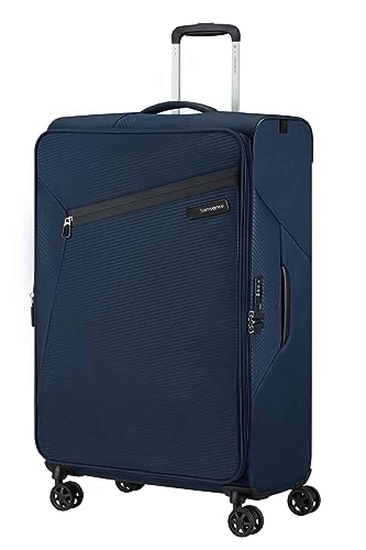 Test de la valise Samsonite Litebeam Spinner L bleu de minuit