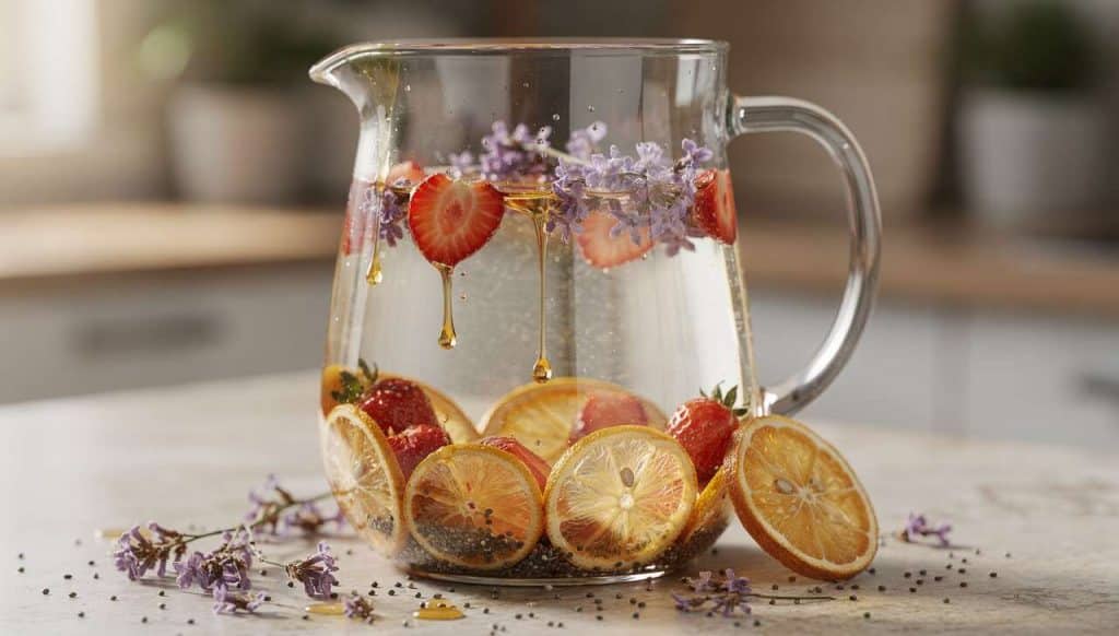 Eaux Détox Aux Fleurs De Lilas Et Fruits : recette Santé Revitalisante