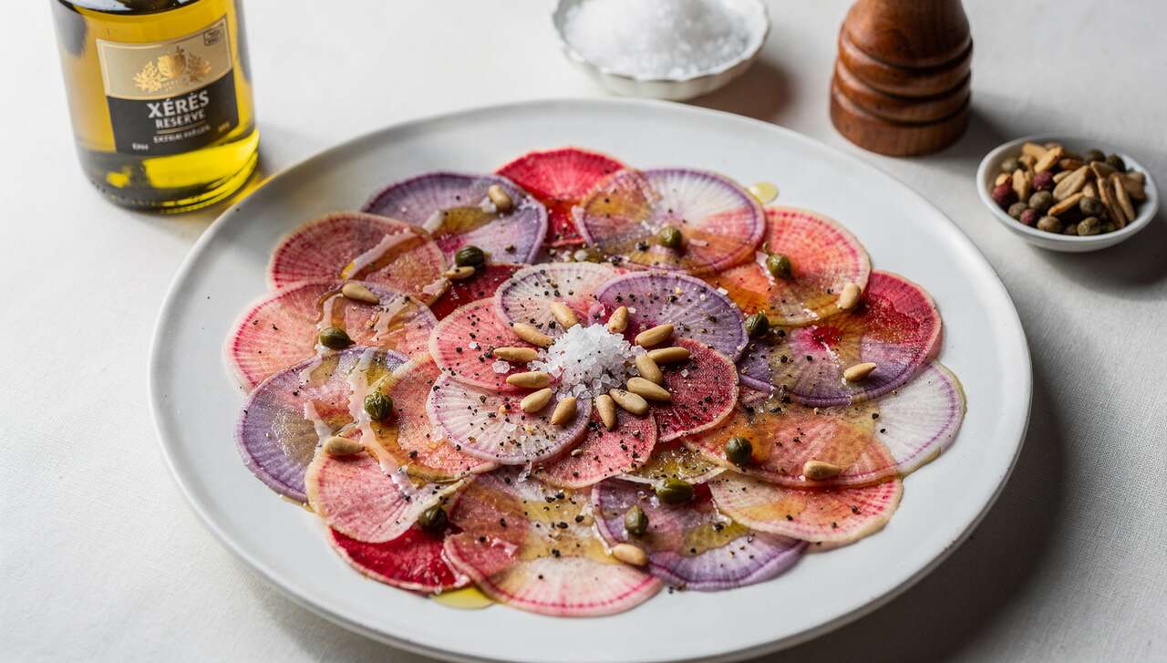 Recette De Carpaccio De Radis Multicolores