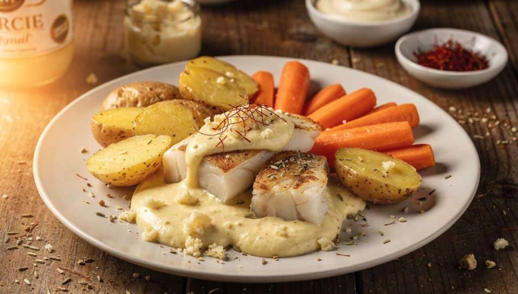 Lotte en aïoli : variante du plat traditionnel