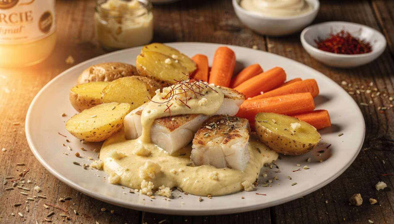 Lotte en aïoli : variante du plat traditionnel