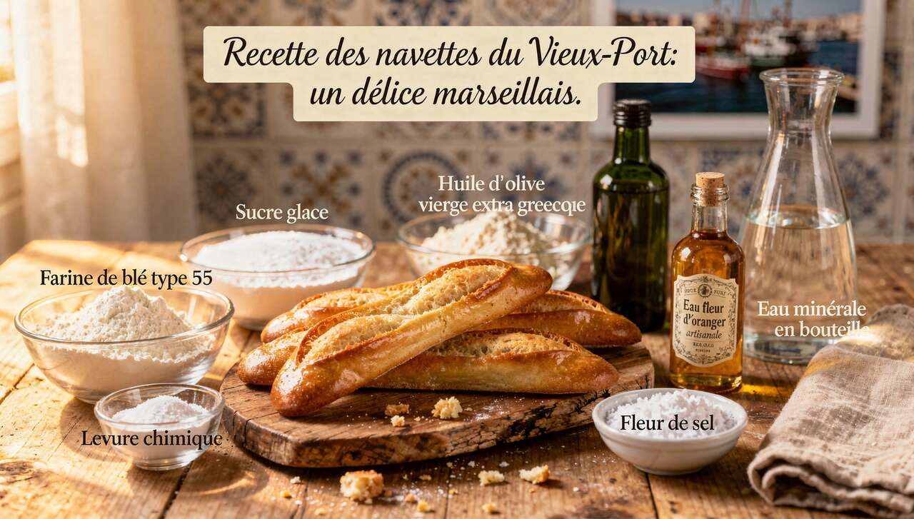 Recette des navettes du Vieux-Port : un délice marseillais
