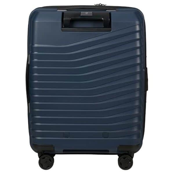 Découvrez notre test du Samsonite Intuo Spinner S, un bagage cabine extensible de 55 cm alliant design, praticité et confort de voyage.