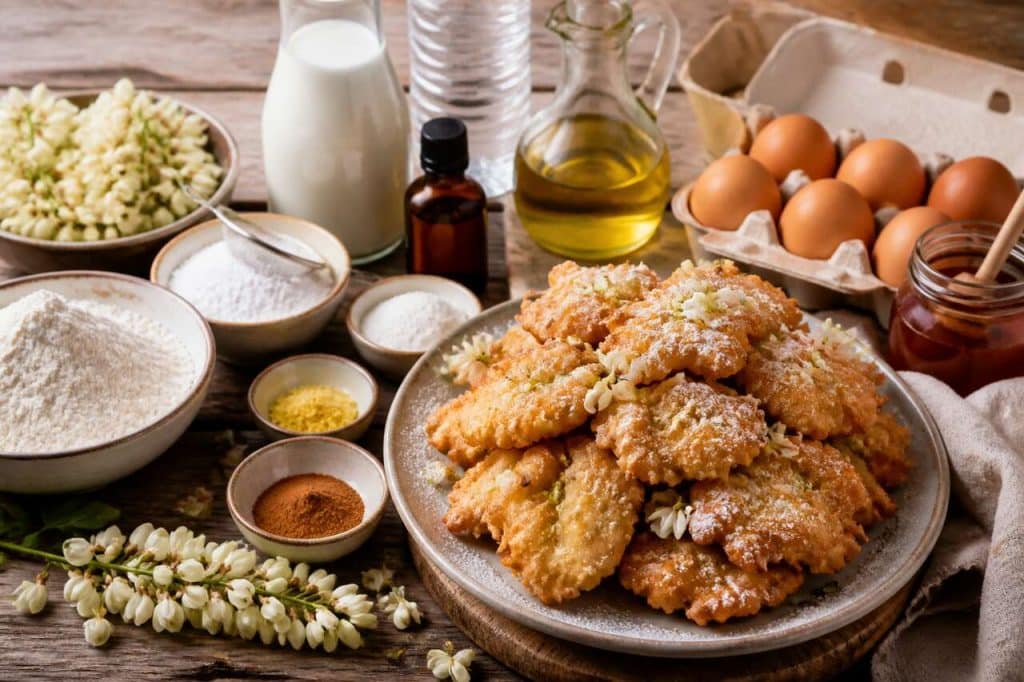 Recette de beignets de fleurs d'acacia faits maison