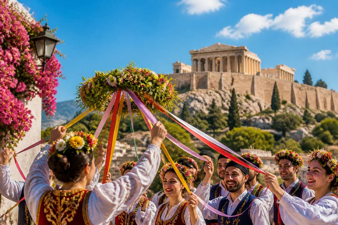1er mai en grèce : fête et traditions