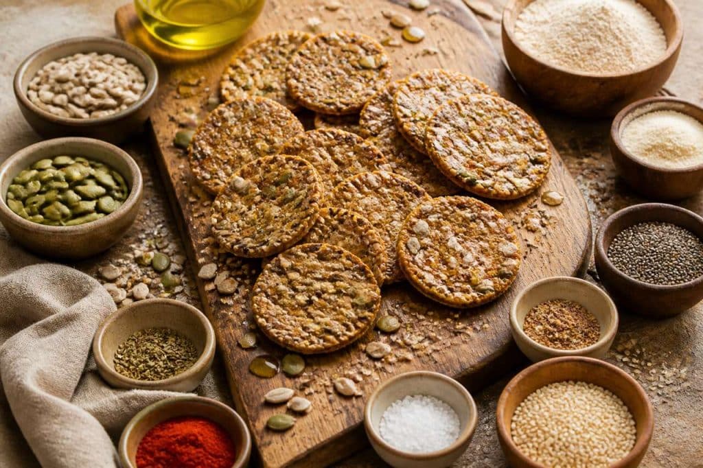 Recette : crackers aux Graines Maison