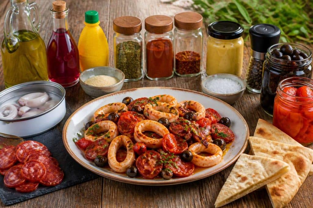 Calamars grillés au chorizo : recette gourmande