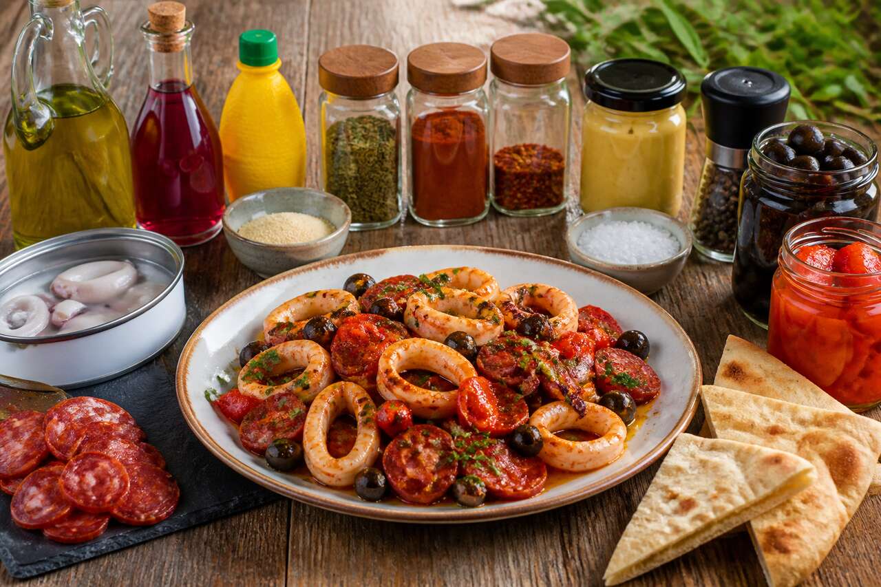 Calamars grillés au chorizo : recette gourmande