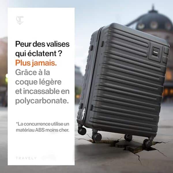 Découvrez notre test détaillé de la valise Travely 100 L en polycarbonate : durabilité, légèreté et praticité pour vos voyages. Avis complet et recommandations.