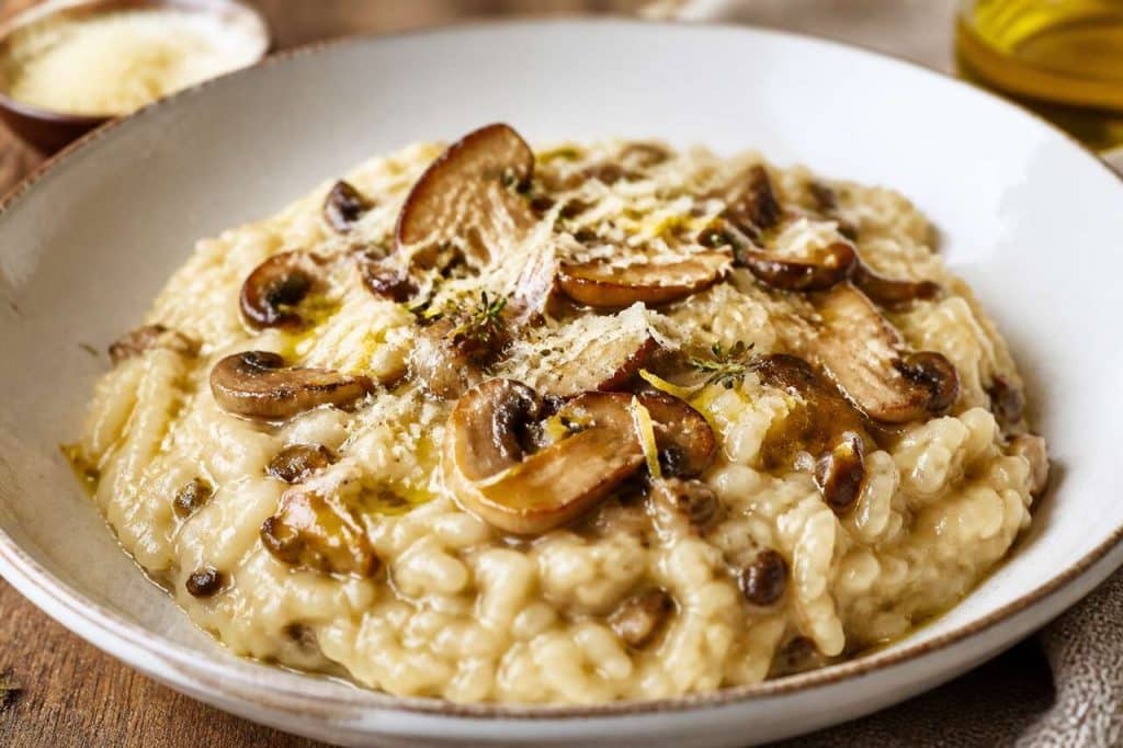 Recette savoureuse : risotto aux cèpes