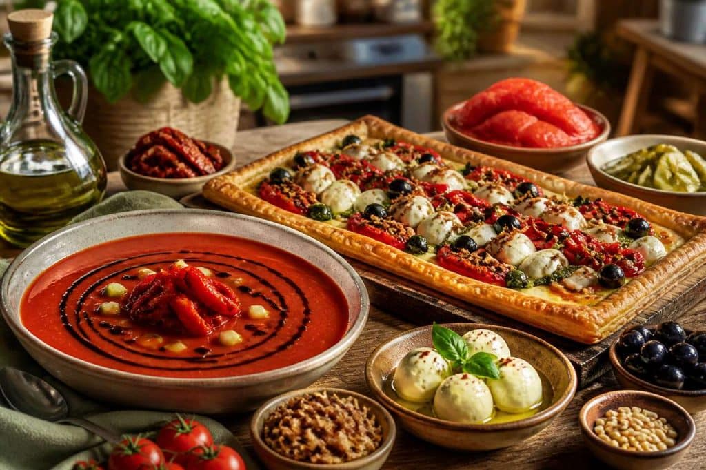 Gaspacho, tarte fine et mozzarella : recettes à la tomate