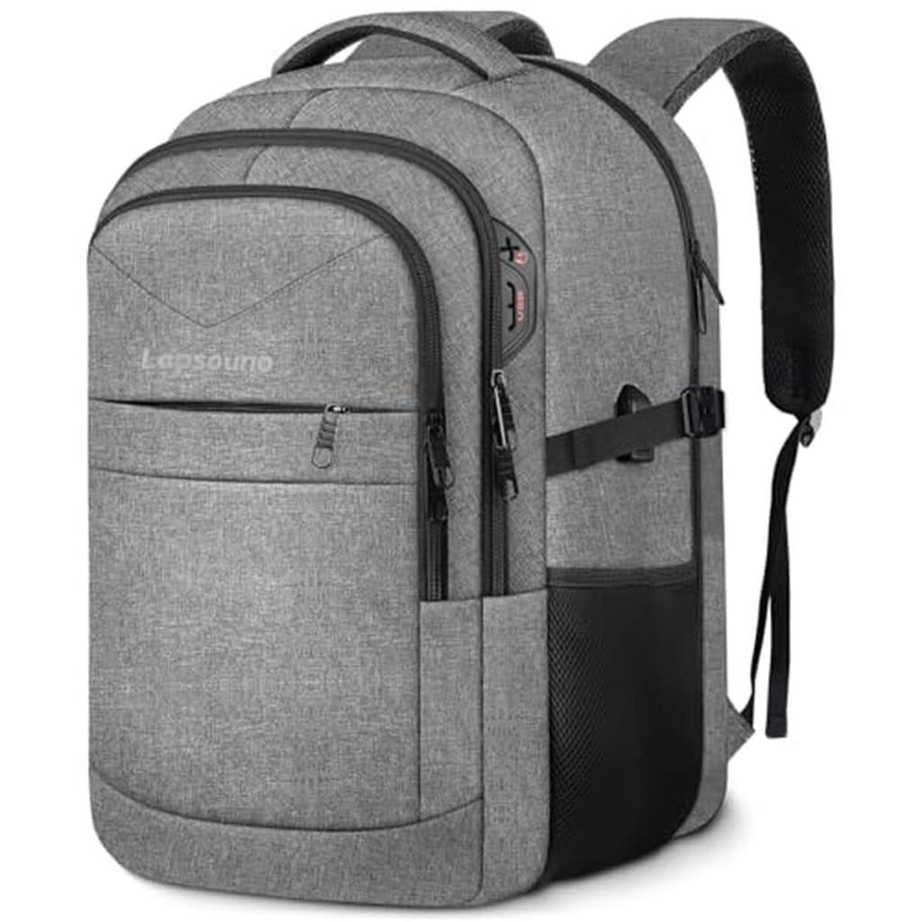 Test du sac à dos Lapsouno : voyage antivol avec port USB pour ordinateur 17