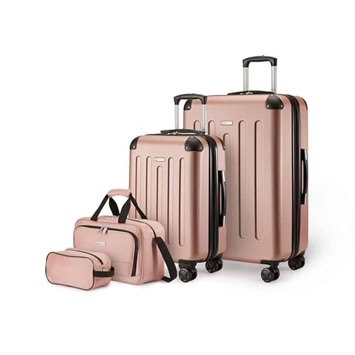 Test : ensemble de bagages rigides Amazon Basics 4 pièces