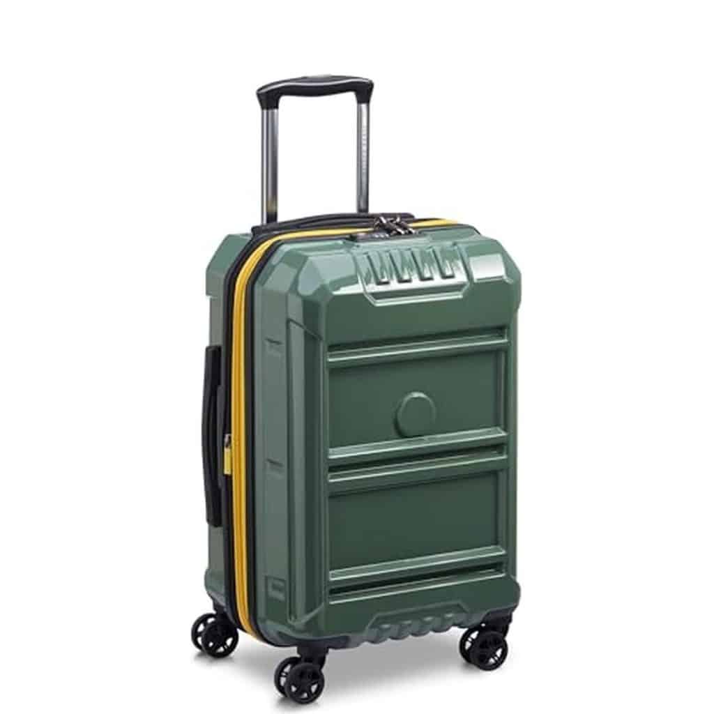 Test : valise rigide extensible Delsey Paris Rempart 19 pouces vert militaire
