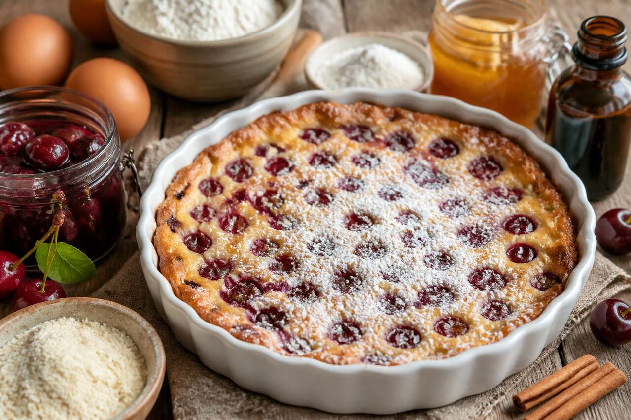 Recette facile : clafoutis aux cerises inratable