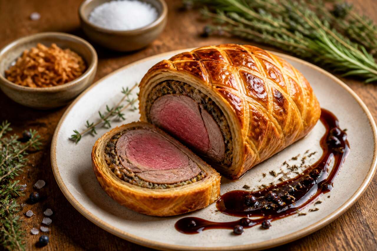 Agneau des prés salés en croûte aux parfums de garrigue : recette gourmande