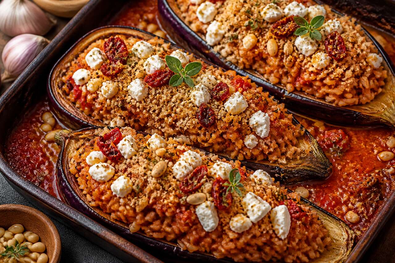 Recette d'aubergine farcie facile et gourmande