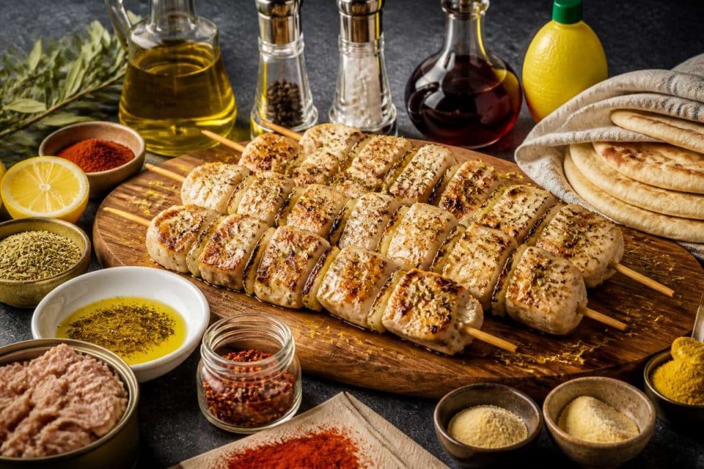 Recette de brochettes de poisson à la plancha
