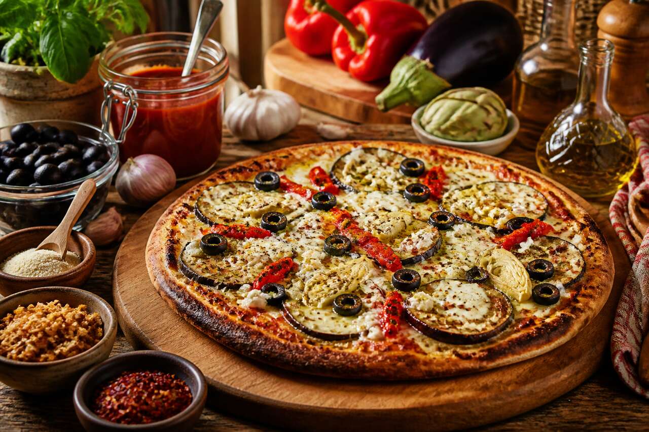 Recette d'aubergine pizza : simple, originale et gourmande