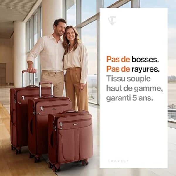 Découvrez notre avis complet sur le set de valises Travely : design léger, pratique et durable pour tous vos déplacements. Qualité et performance testées.
