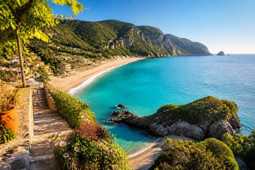 Découverte des trésors cachés d'agios gordios : entre plages secrètes et traditions locales