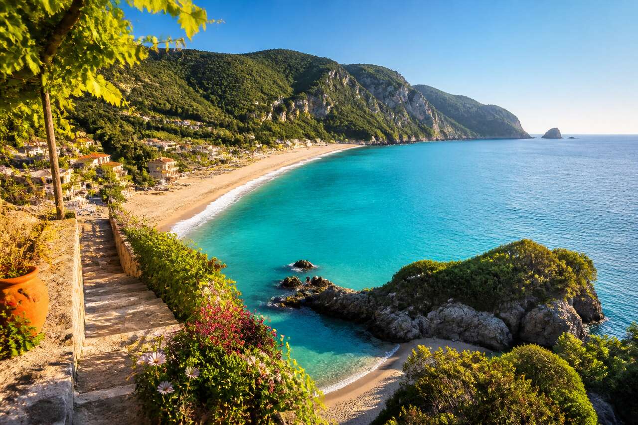 Découverte des trésors cachés d'agios gordios : entre plages secrètes et traditions locales