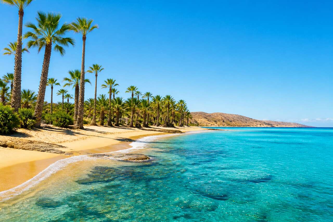 Découverte de vai beach : entre palmeraie exotique et sables dorés