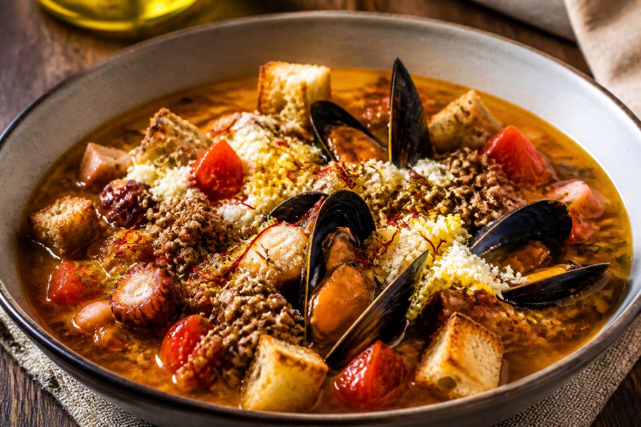 Recette de bateau de sarrasin sur sa soupe de poisson