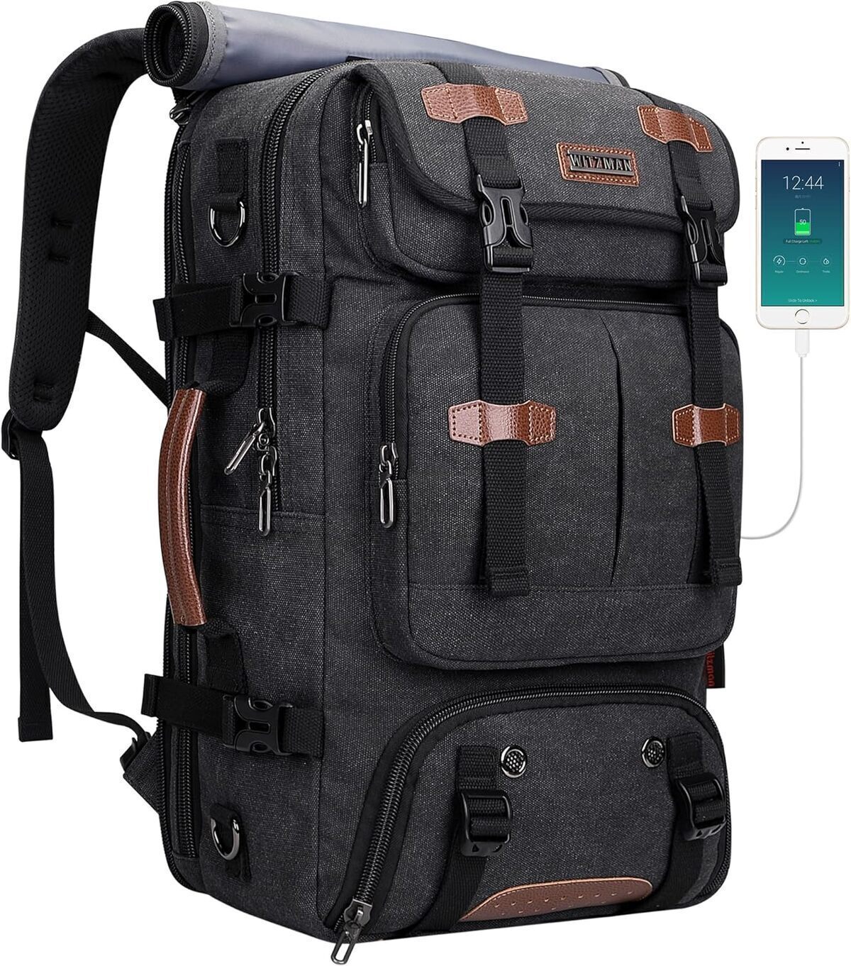 Test du WITZMAN 40L : sac à dos de voyage 3 en 1 avec port USB
