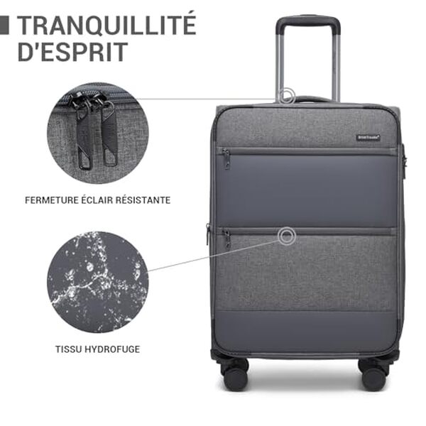 Découvrez notre test complet des valises British Traveller : design léger, sécurité renforcée et confort de voyage. Comparaison détaillée et avis d'experts. 