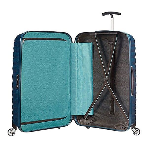 Découvrez notre test complet de la valise Samsonite Lite-Shock spinner M 73 L en coloris sable : caractéristiques, performances et avis client pour vos voyages. 