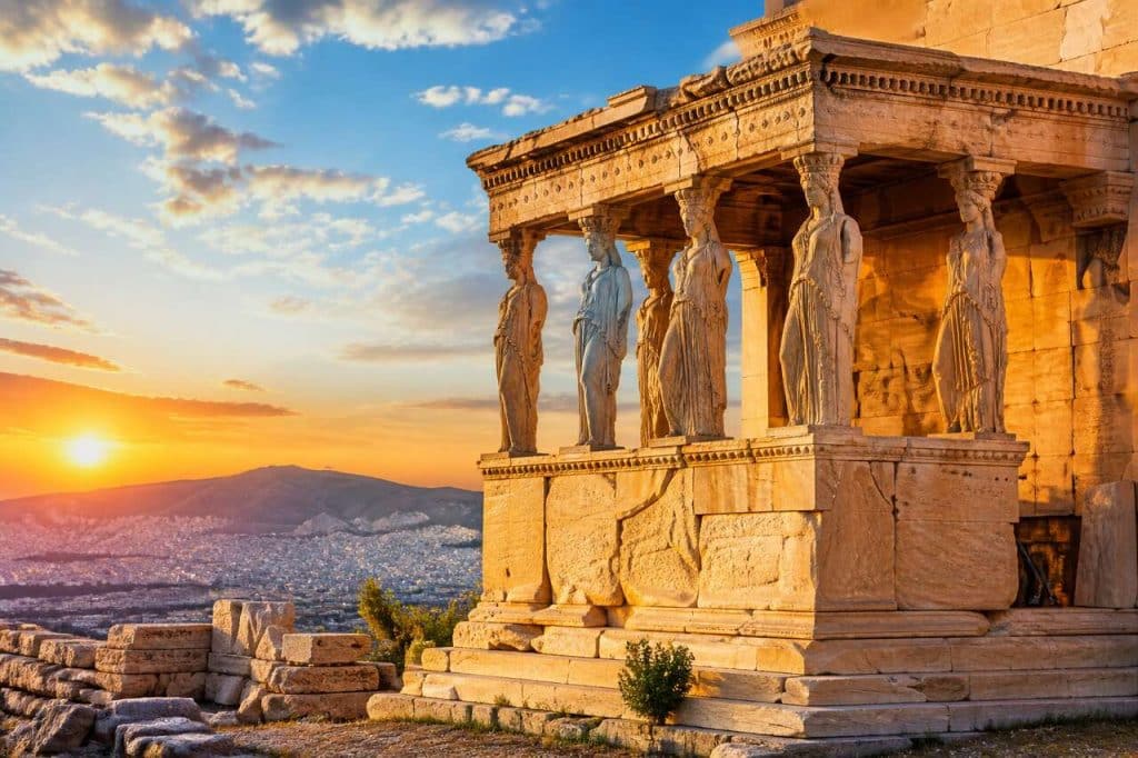 Exploration des mystères de l'érechthéion : un voyage à travers la mythologie grecque
