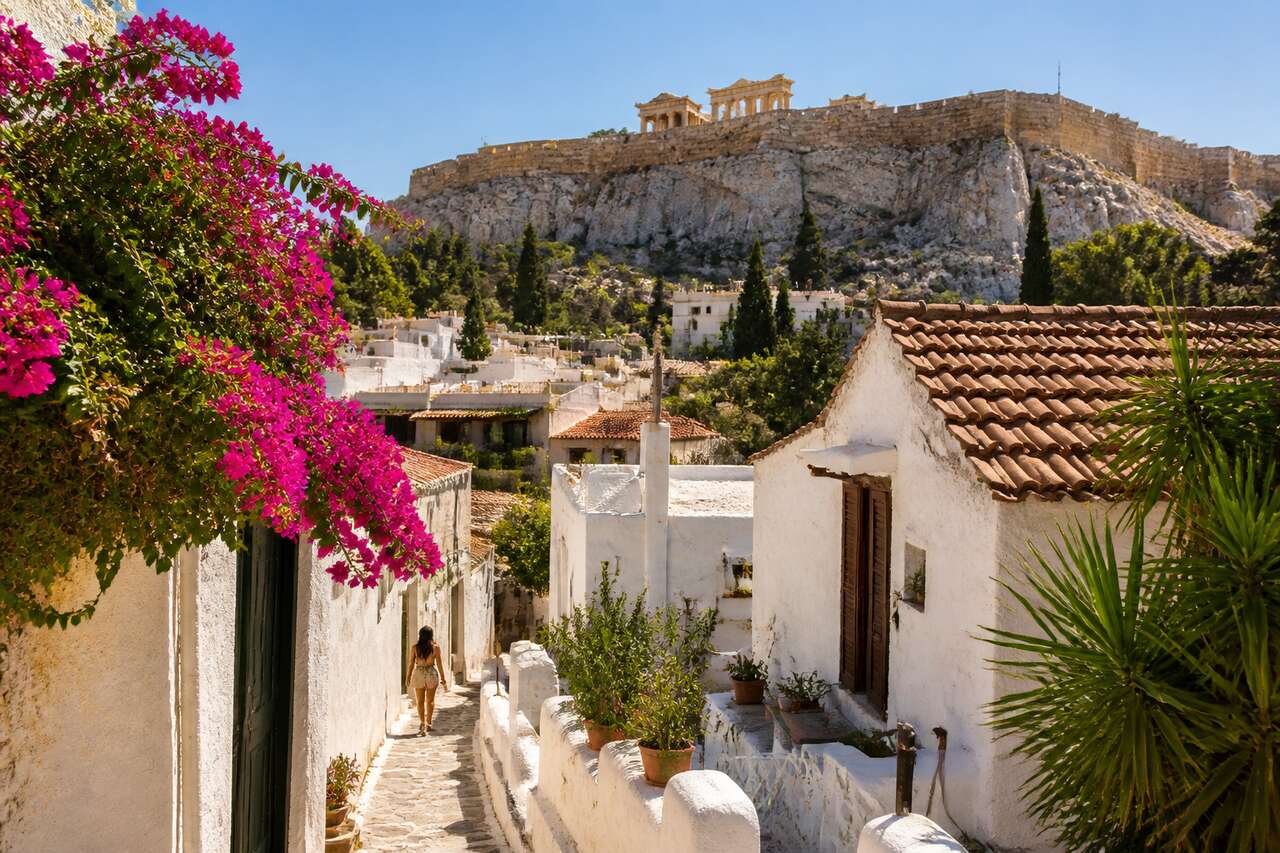Découvrir Anafiotika : un village méditerranéen au cœur d'Athènes