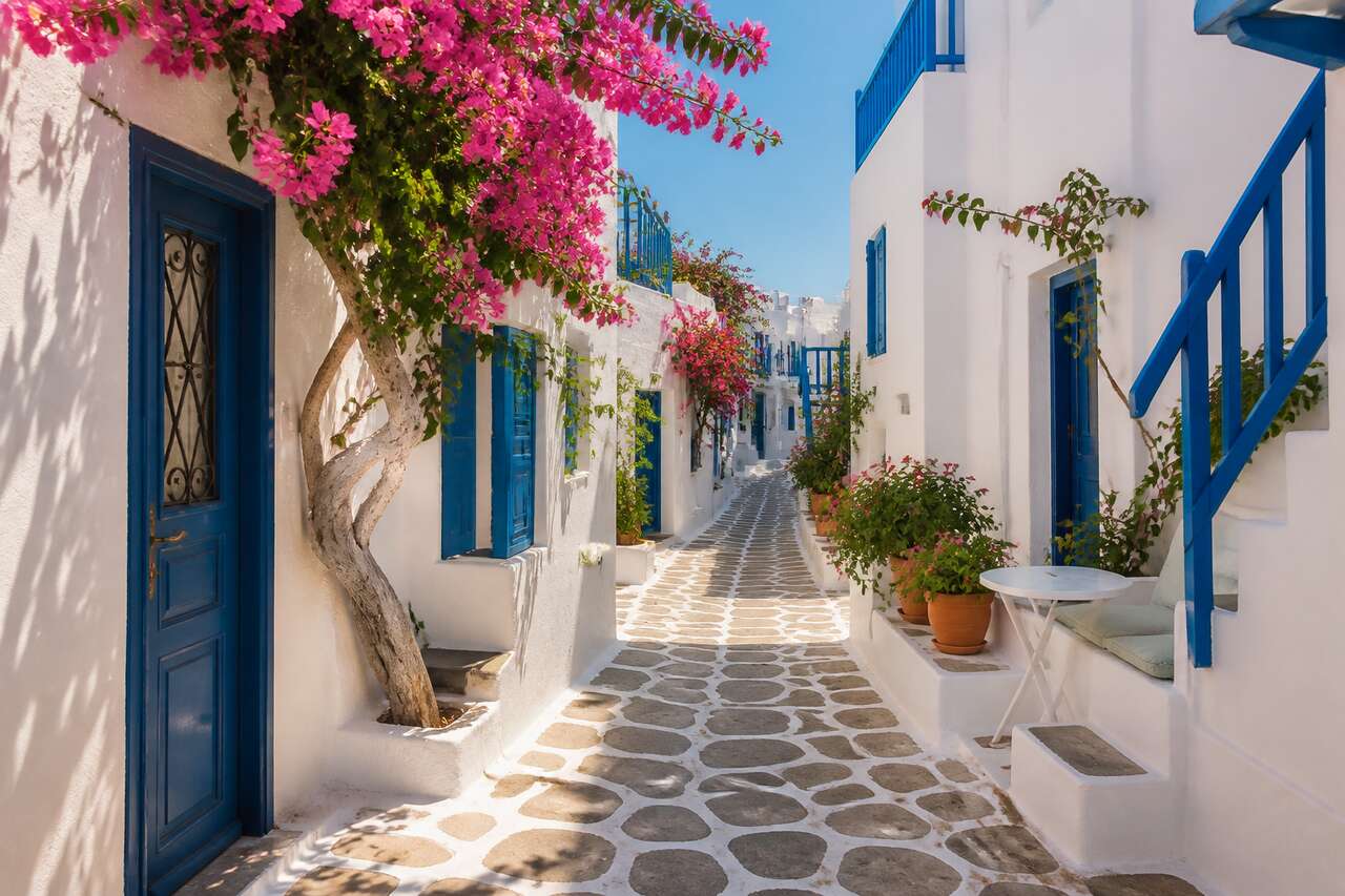 Les rues cachées de chora : un parcours intime dans le vieux mykonos