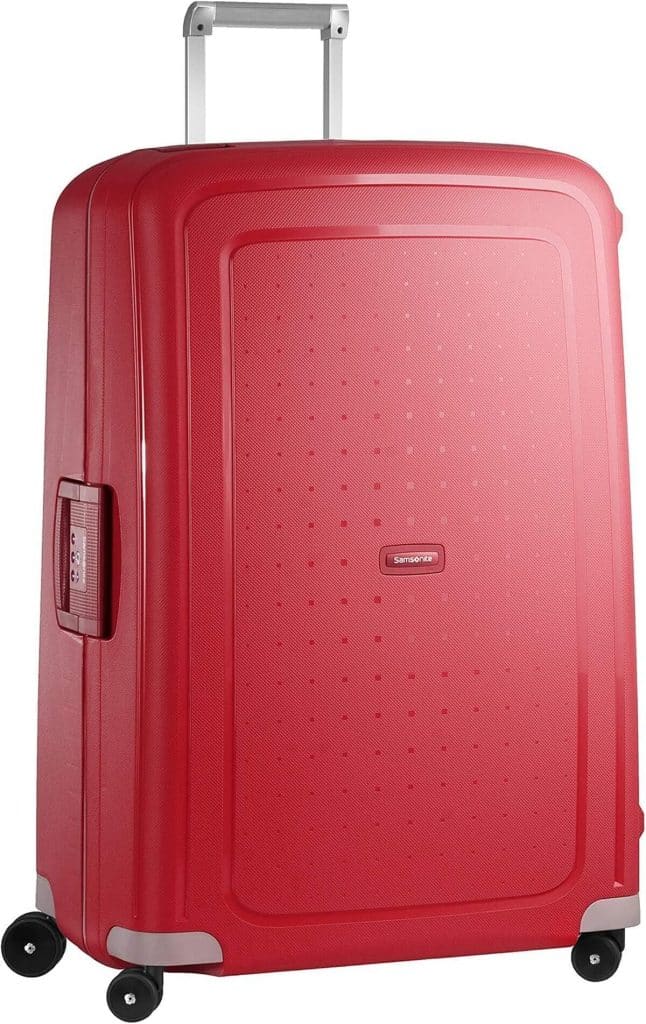 Test de la valise Samsonite S'Cure Spinner XL rouge