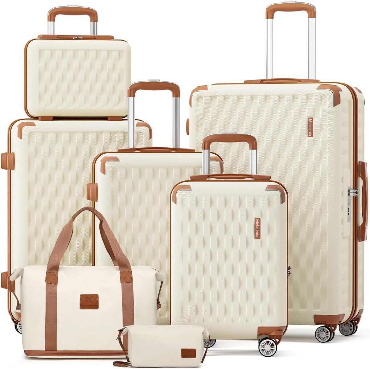 Test : ensemble de valises rigides Melalenia 7 pièces