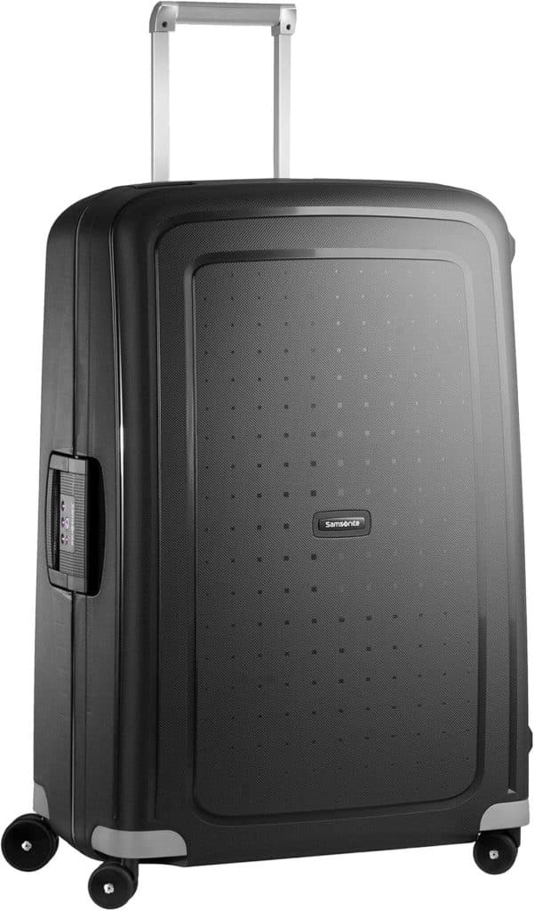 Test de la valise Samsonite S'Cure - spinner l 75 cm, 102 l, noire
