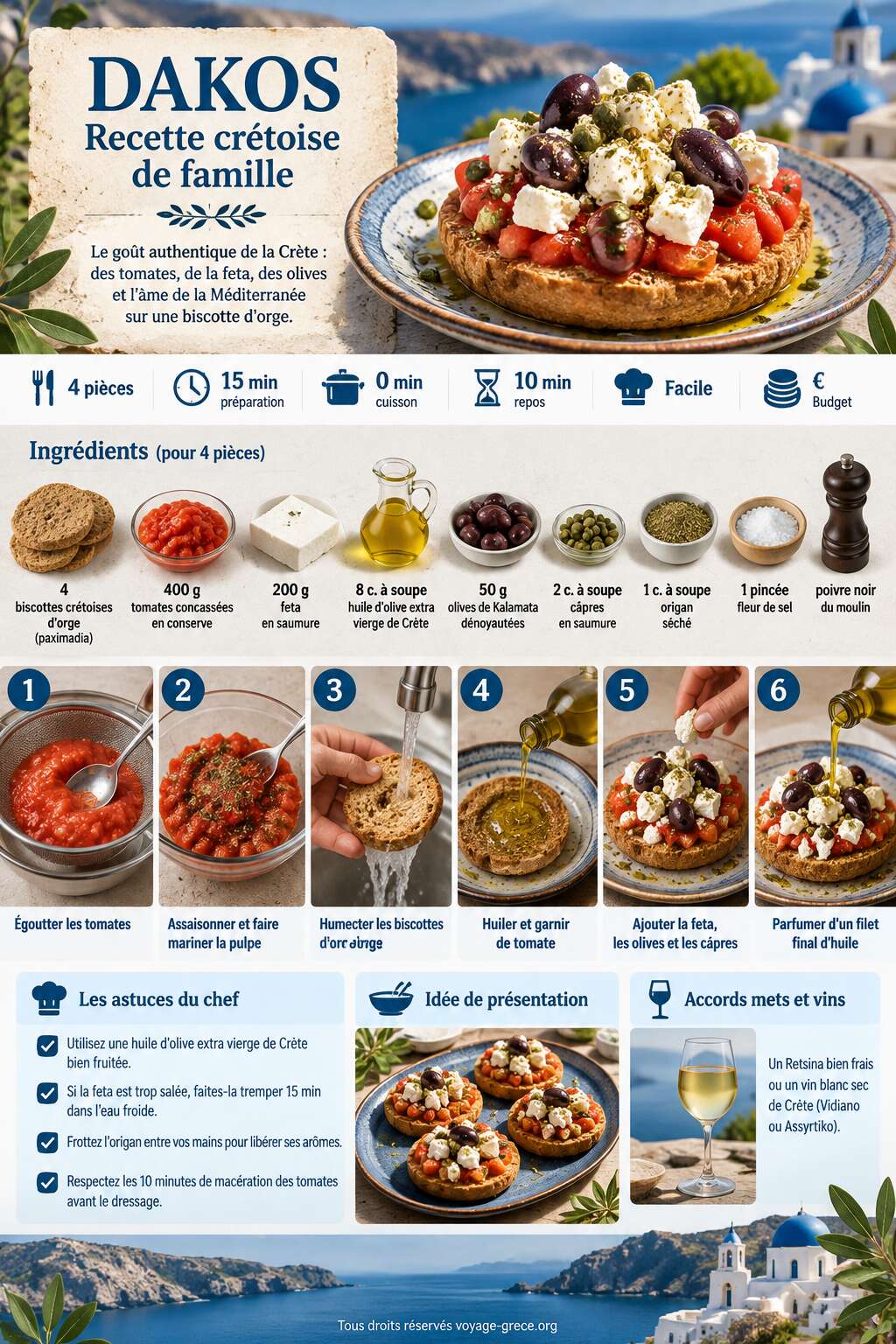 Fiche recette Recettes de famille : plats typiques de Cr&egrave;te